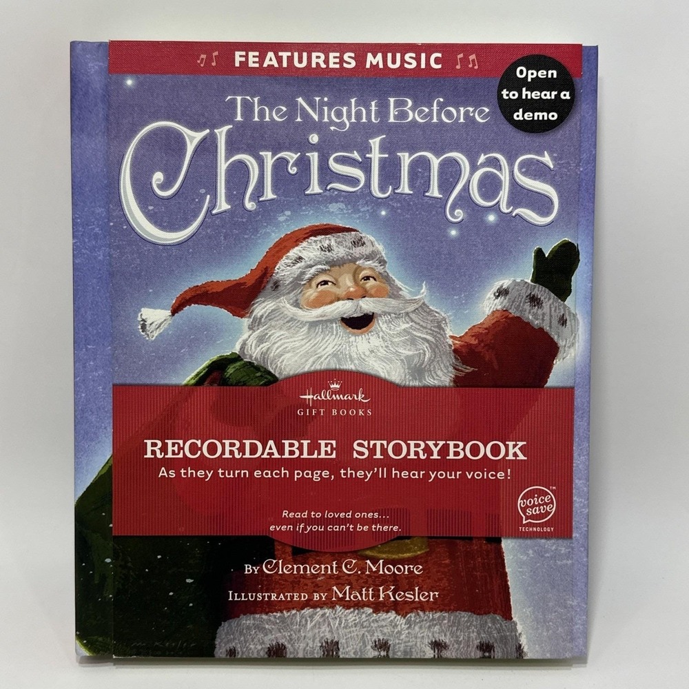 Hallmark Recordable Book 'Twas The Night Before Christmas for Children Holiday